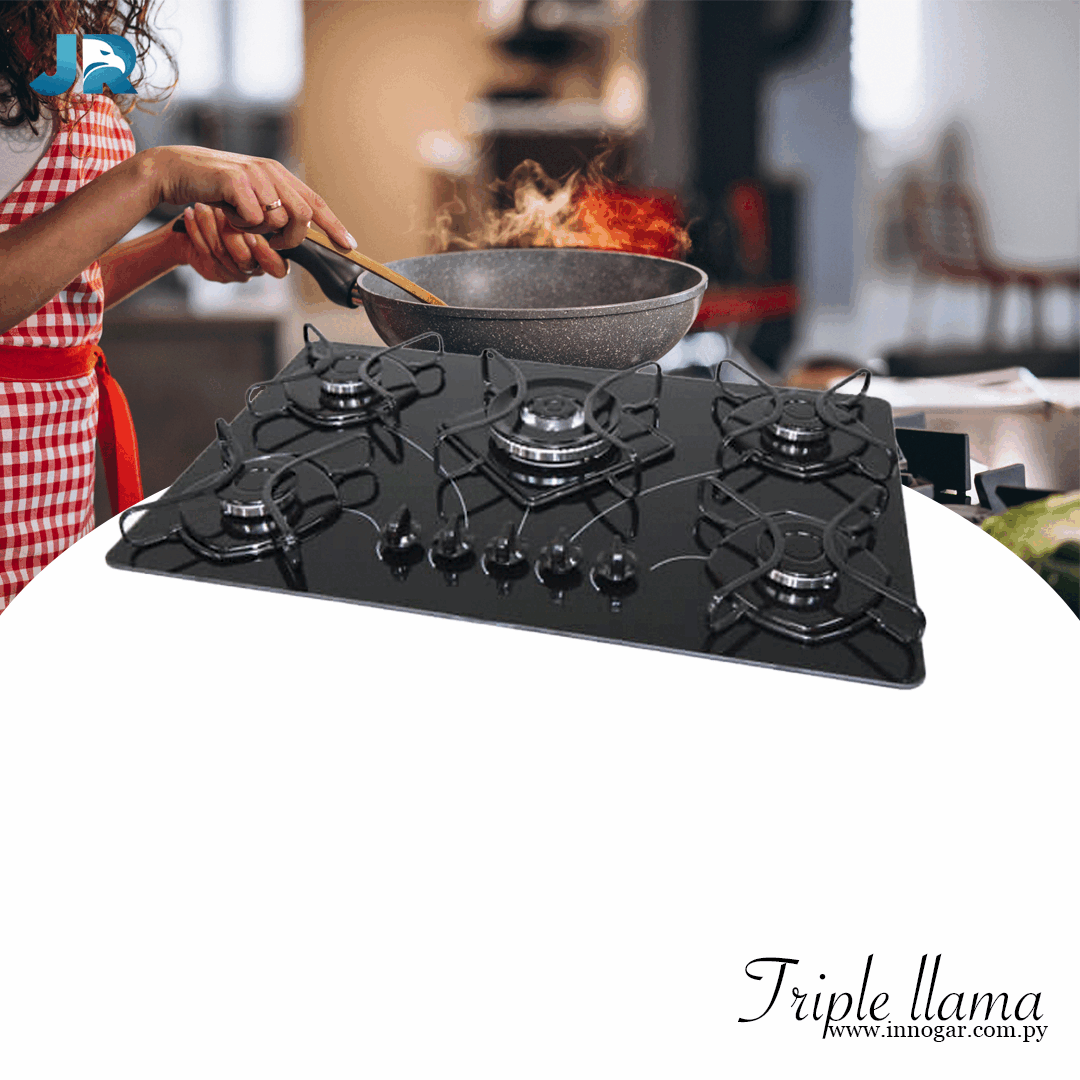 Cocina Cooktop / triple llama / 5 hornallas