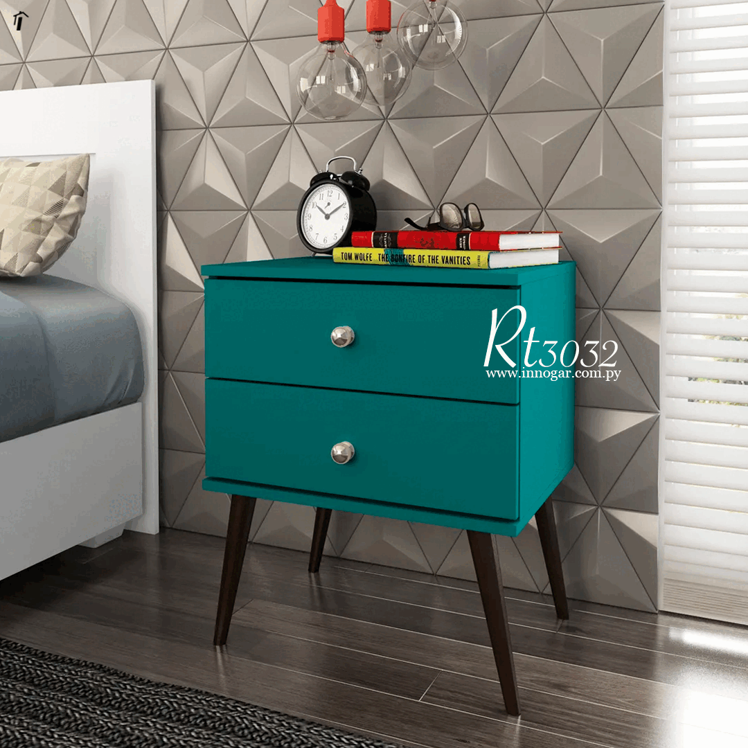 Mesita de Luz RT 3032 / Turquesa
