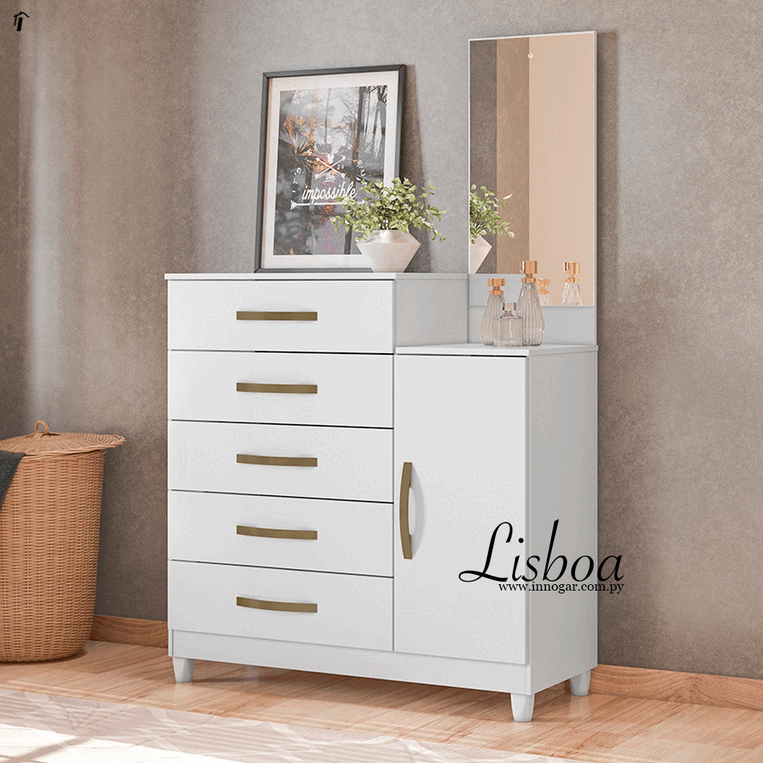 Cómoda Lisboa - Blanco