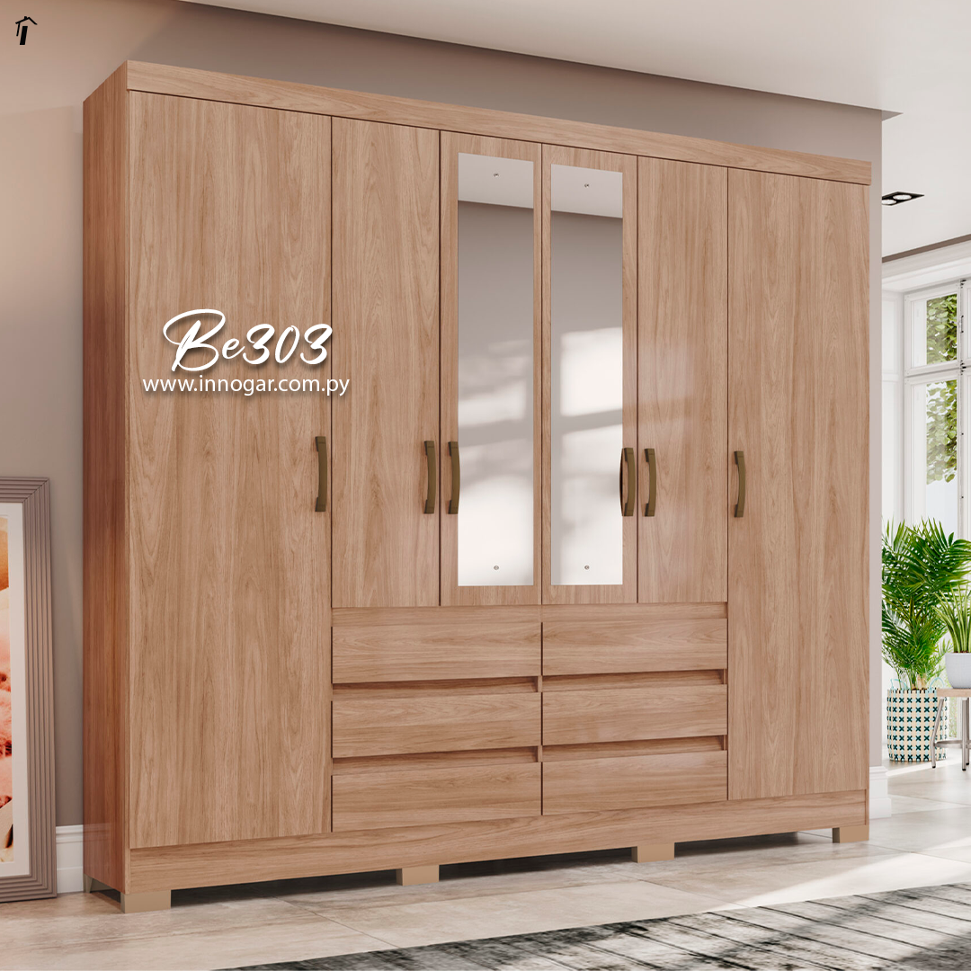 Ropero Be303 Jequitiba Brillo