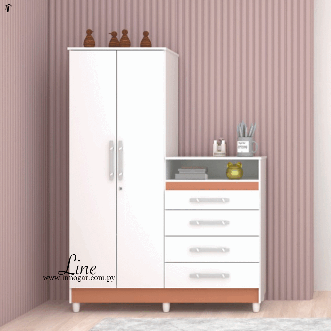 Cómoda Ropero Line / Blanco Camarín