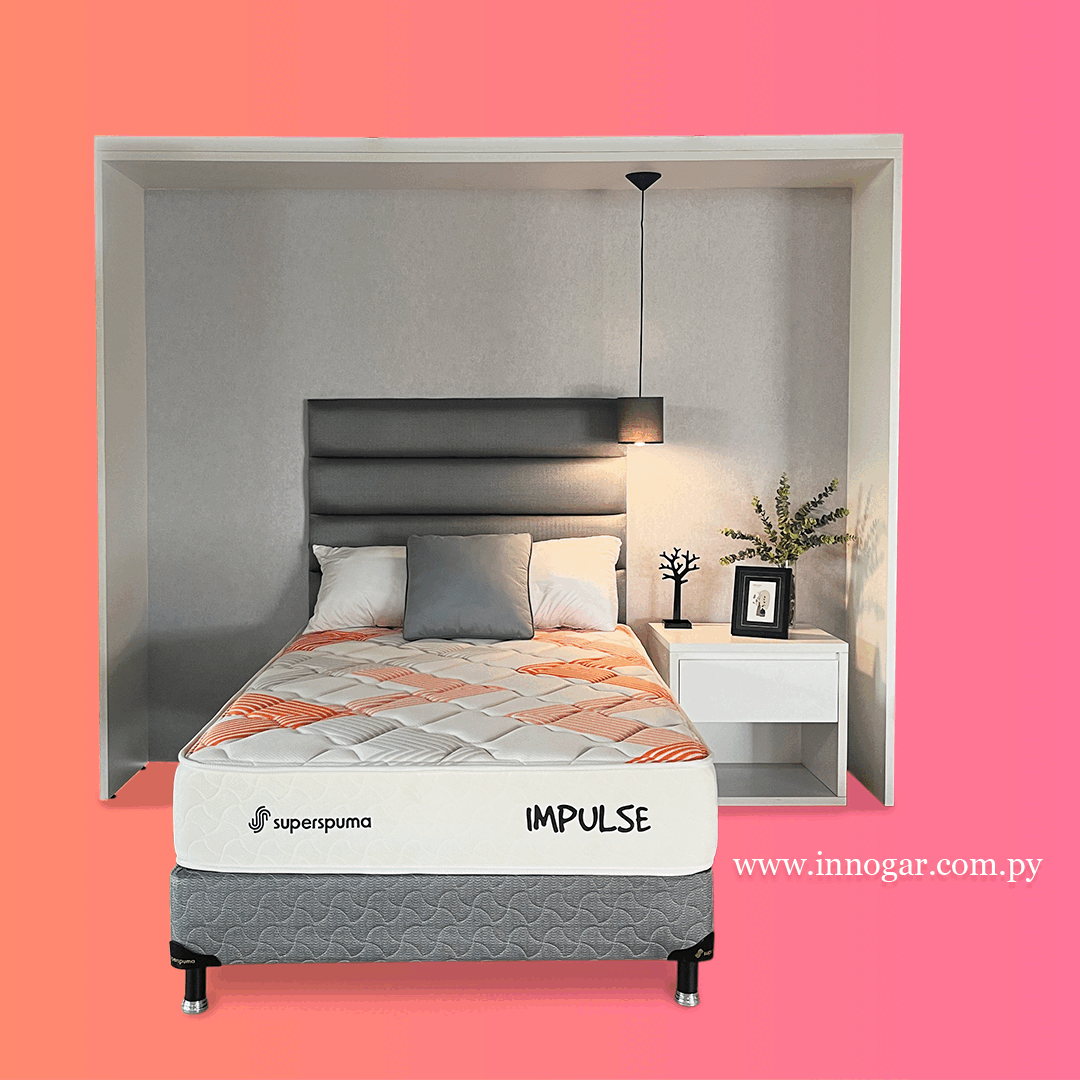 Cama Impulse Naranja 1,20
